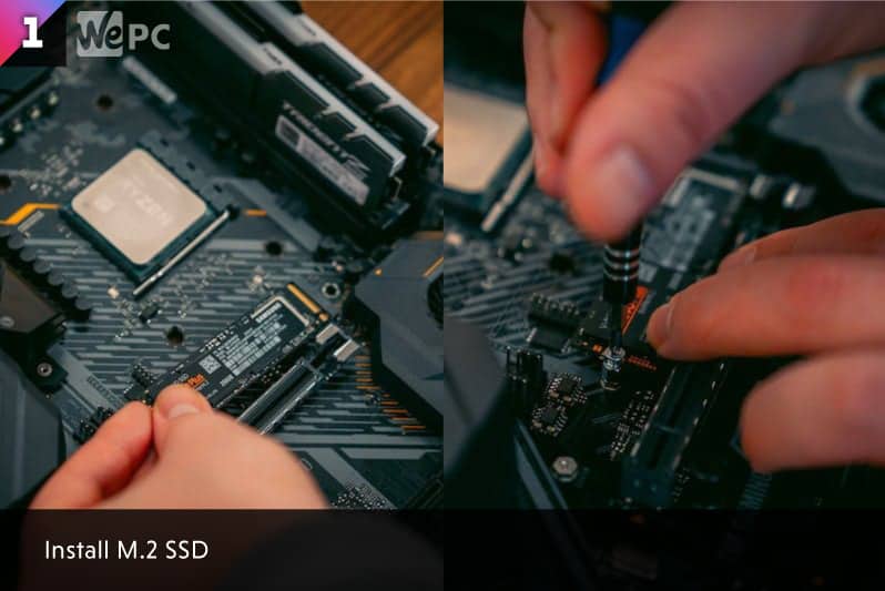step 6.2 Install M.2 SSD 1