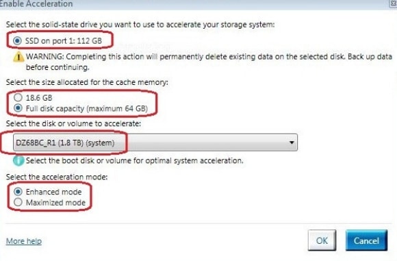 Choose the Enhanced mode Choose the Enhanced mode