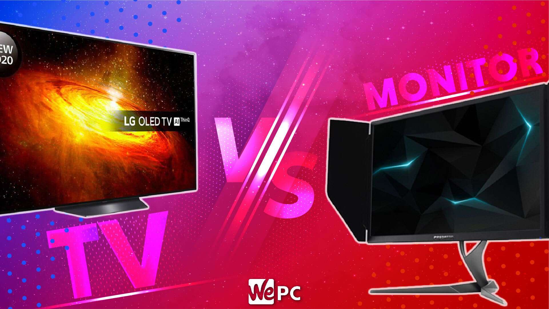 Tv Vs Monitor For Gaming Console Pc Gaming Whats The Difference