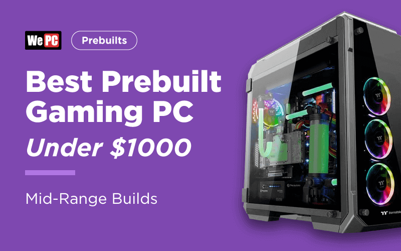 Minimalist Best Gaming Pc Prebuilt Under 1000 with Dual Monitor