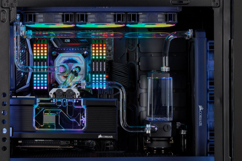 corsair hydro x water cooling pc 2