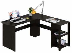 SHW L shaped home office desk