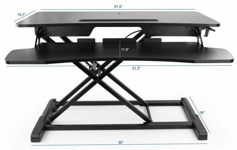 VIVO height adjustable standing desk