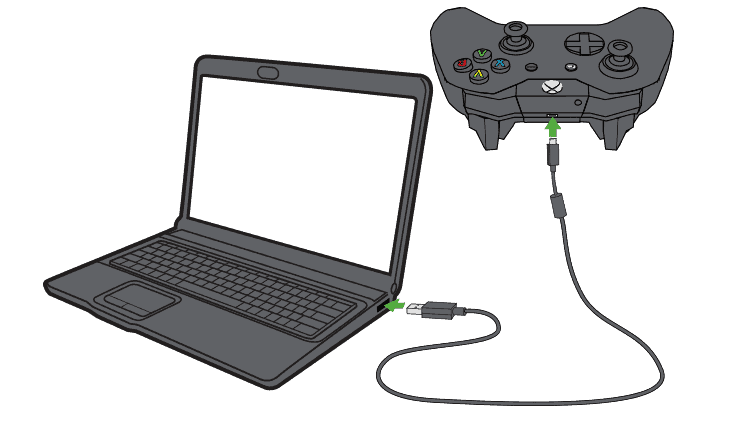 how to connect xbox controller to pc