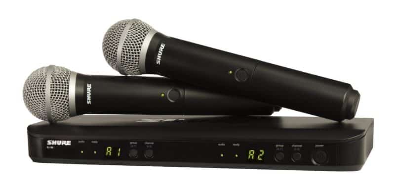 shure blx2880 pg58 wireless mic