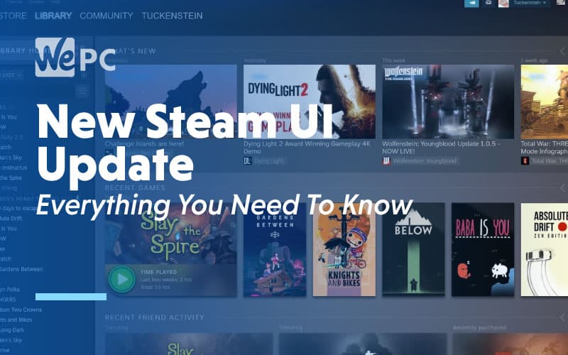 New images of Steam's revamped UI leak