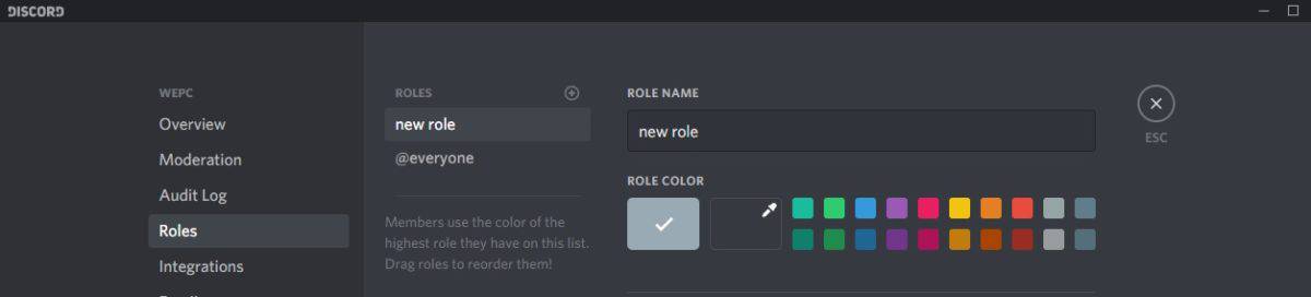 Discord Name Colors List