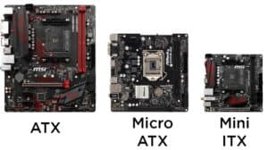 Motherboard Size Chart