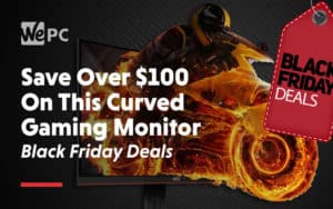 save over 100 on this curved gaming monitor