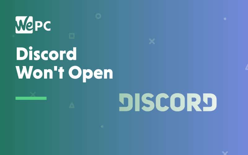 Discord won't open? Here's a few things to try when Discord won't open.