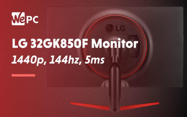 LG 32GK850F Monitor 1440P 144Hz 5ms