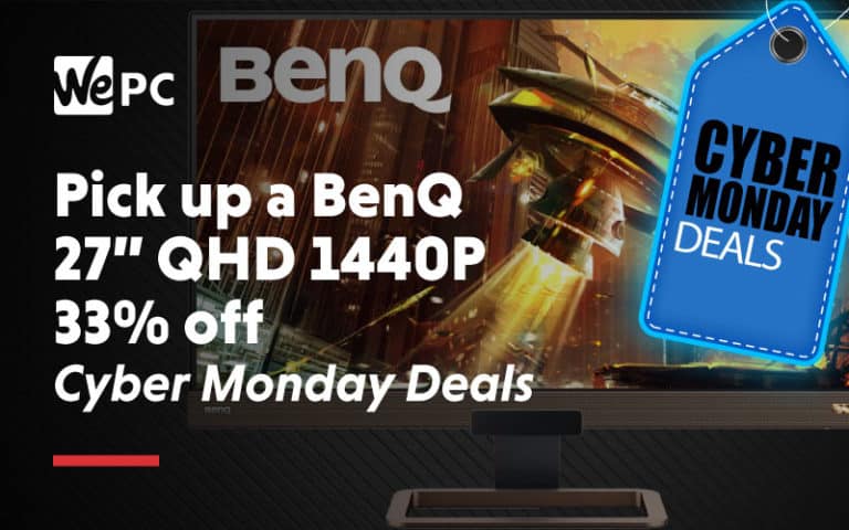 Pick up a BenQ 27 inch QHD 1440p 33 off Cyber Monday Deals