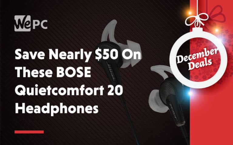 Save Nearly 50 Dollars on These BOSE Quietcomfort 20 Headphones