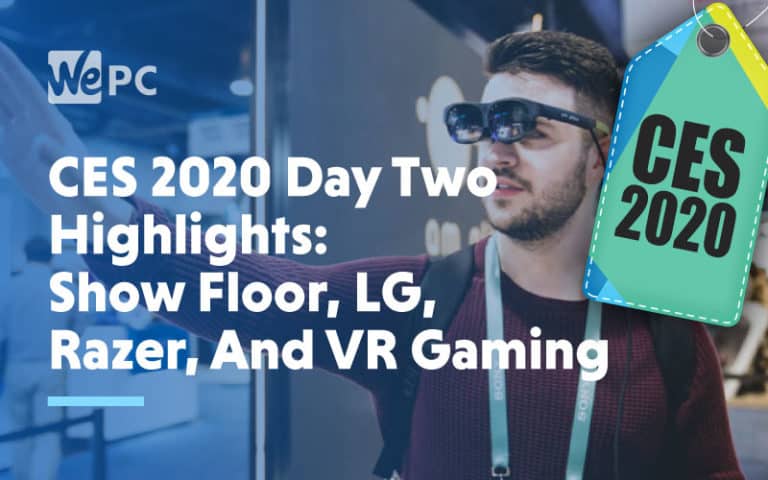 CES 2020 Day Two Highlights Show Floor LG Razer and VR Gaming