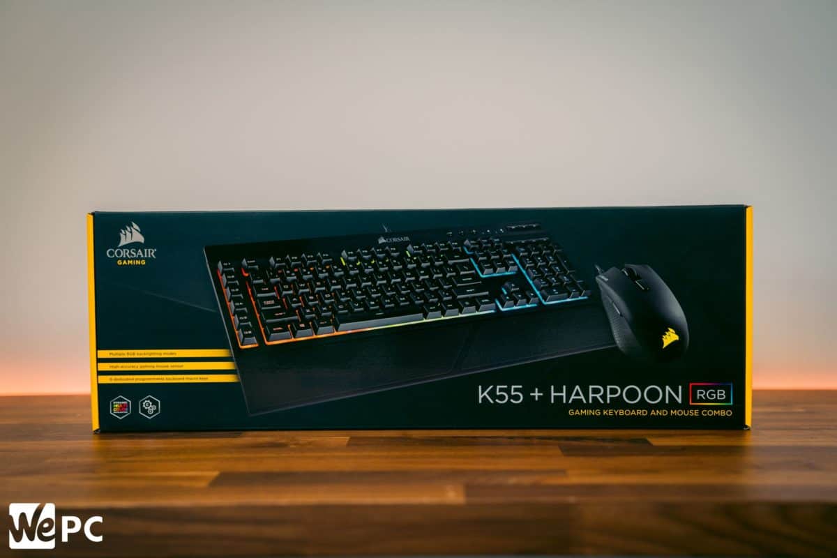 Corsair Harpoon k55 keyboard combo