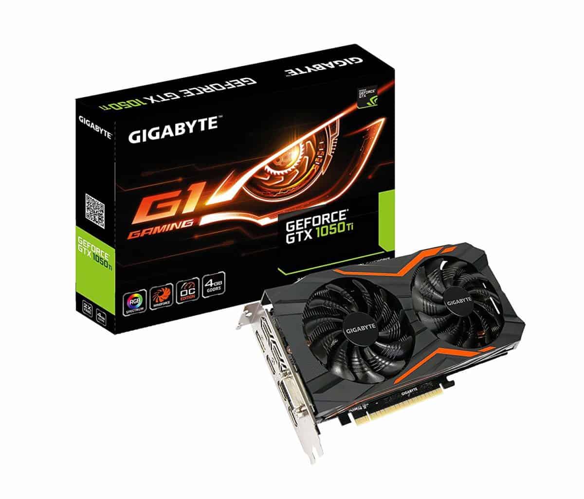 Gigabyte GeForce GTX 1050 Ti G1 Gaming 4G