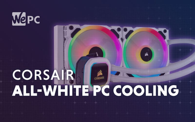 corsair all white pc cooling