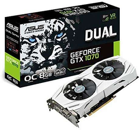 ASUS Dual Series GeForce GTX 1070 OC Edition 8GB