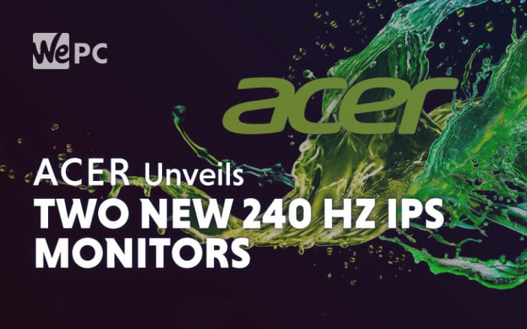 Acer Two New 240 Hz IPS Predator Monitors