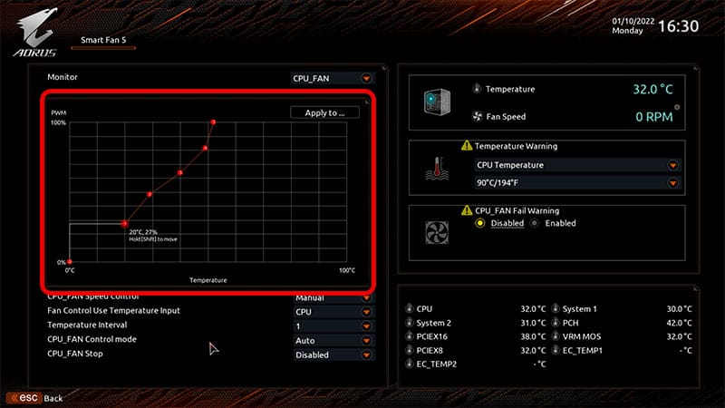 how to reduce cpu temperatures configure fan curve