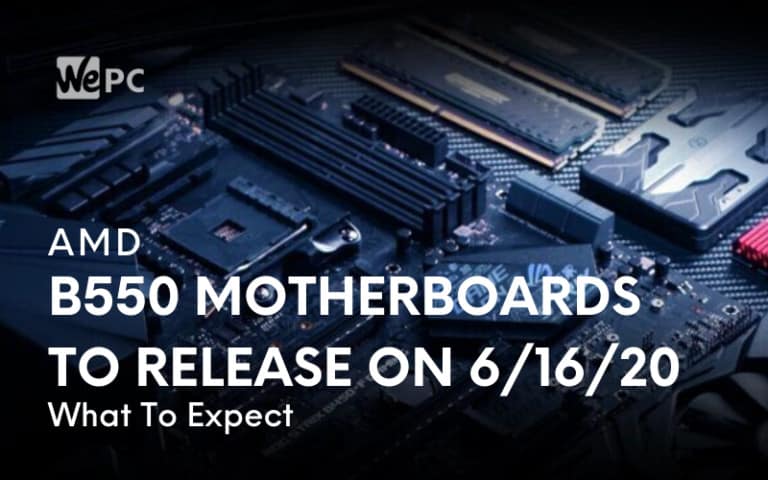 AMD B550 Motherboards to Release on June 16th