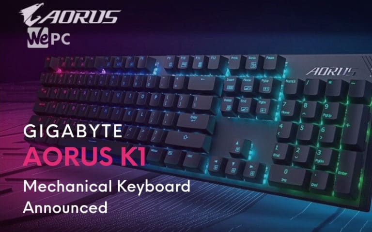 Gigabyte AORUS K1 Mechanical Keyboard Announced