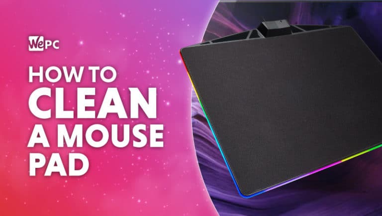 how to clean mousepad
