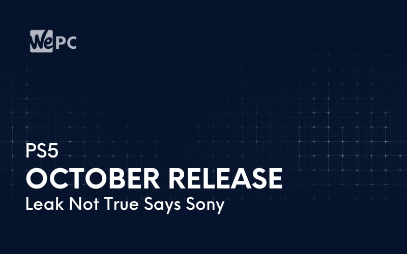 PS5 October Release Leak Not True Says Sony 1