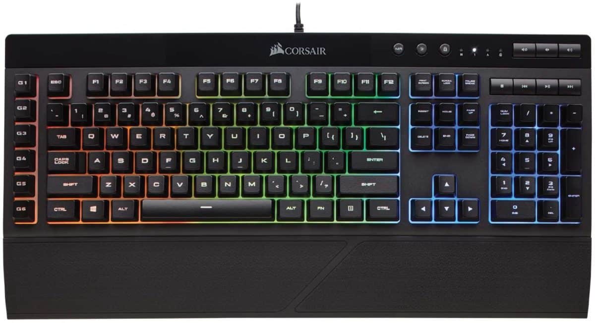 corsair k55 rgb gaming keyboard