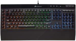 corsair k55 rgb gaming keyboard
