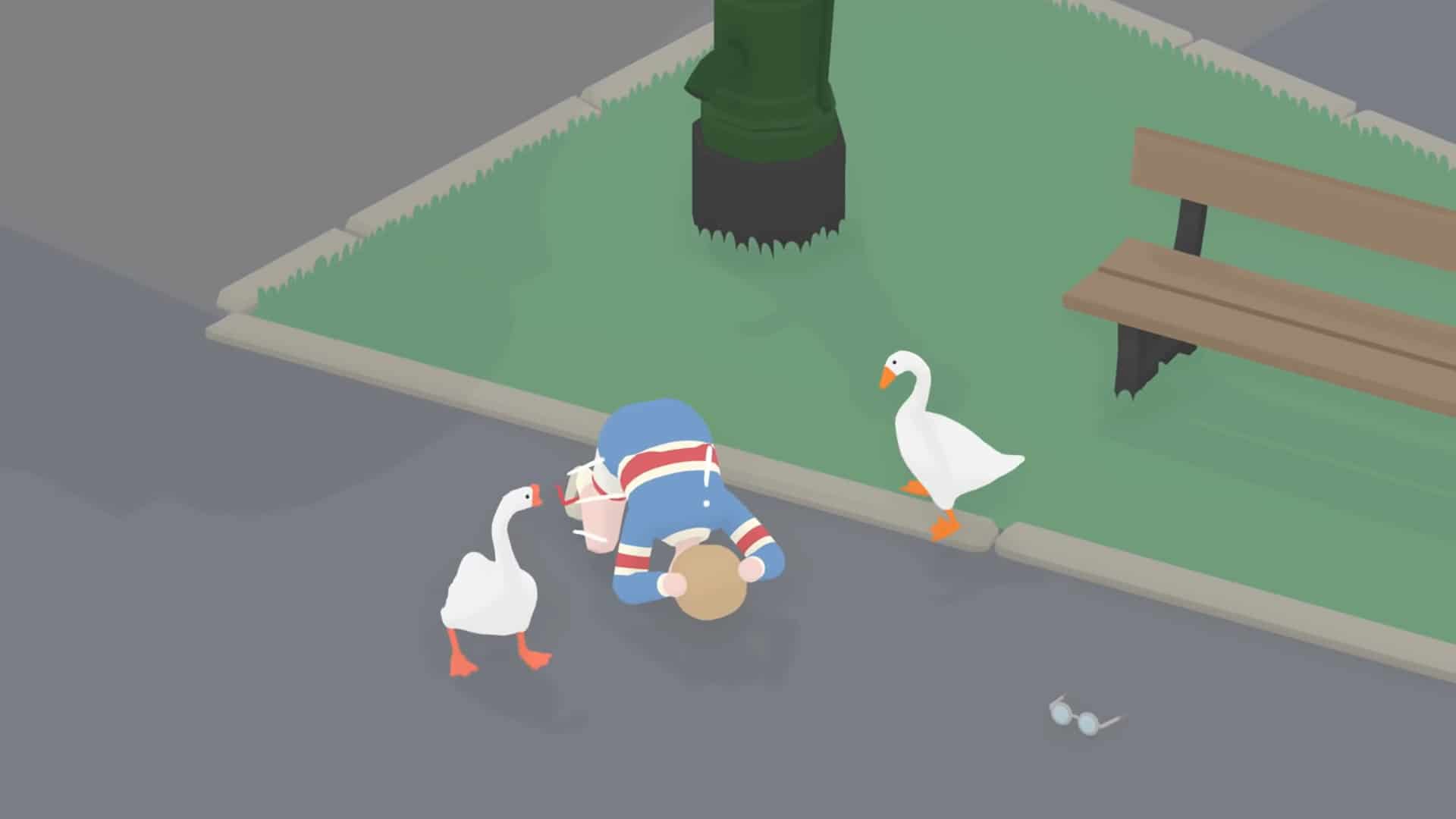 PSA: When you start Untitled Goose Game in Co-Op mode, the Intro Screen  shows Untitled Geese Game, which I find very wholesome. Have a great day.  : r/gaming