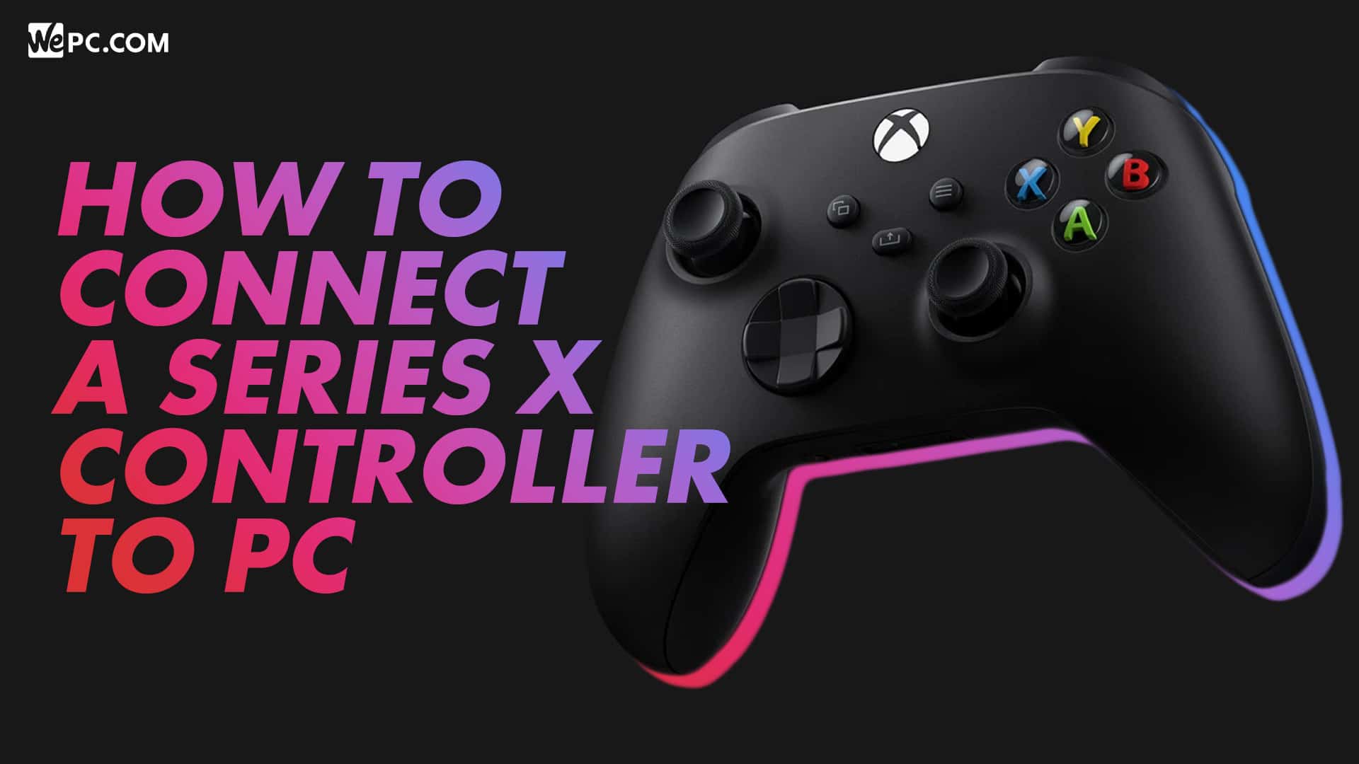 How to use an Xbox Series X / Series S controller on a PC