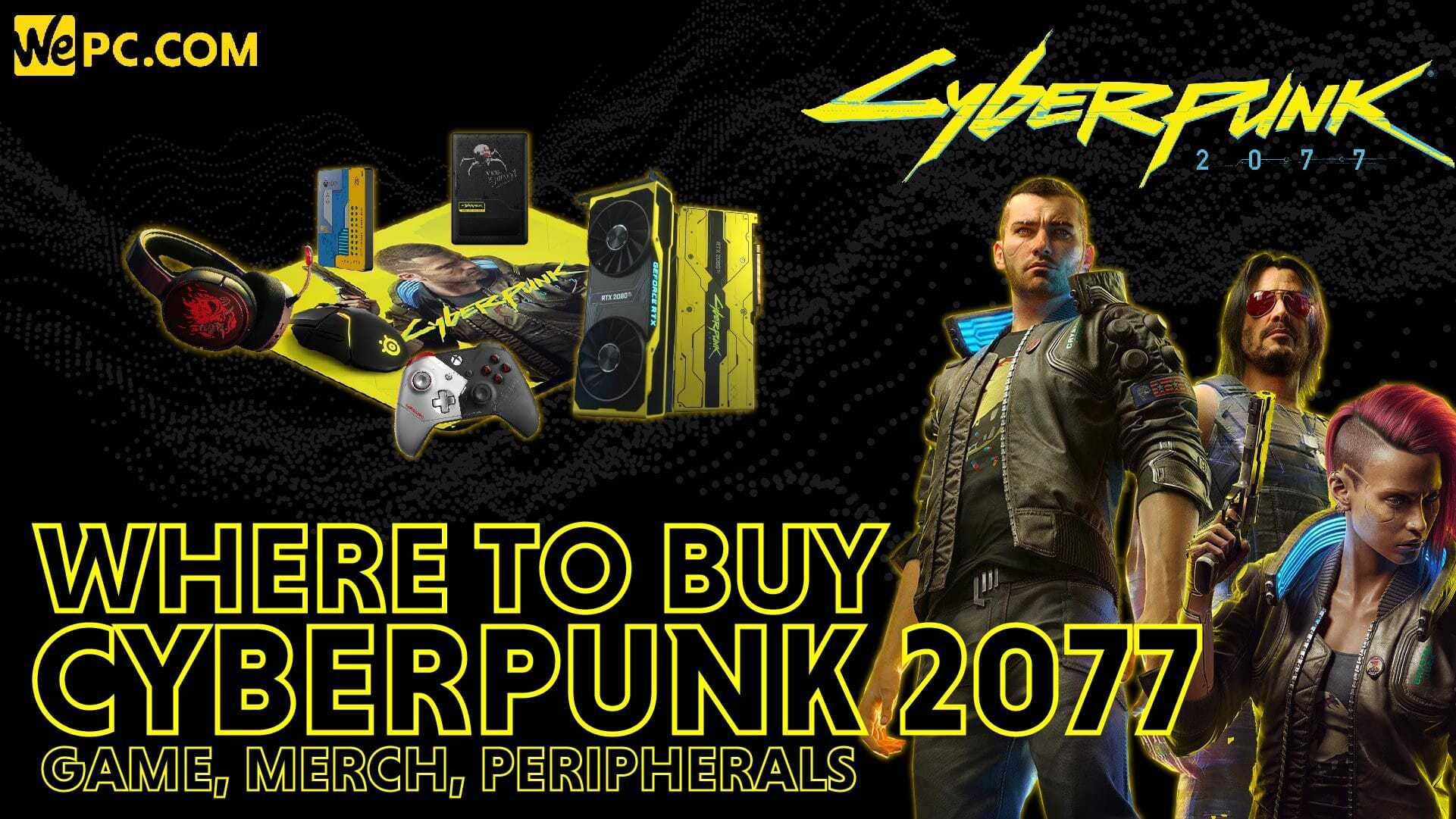 cyberpunk 2077 wepc merch pc build peripherals