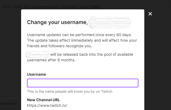 How to change twitch name 4
