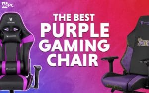 WePC Best purple gaming chair