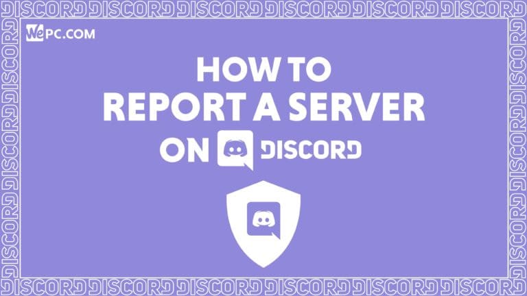WePC Discord report a server 01