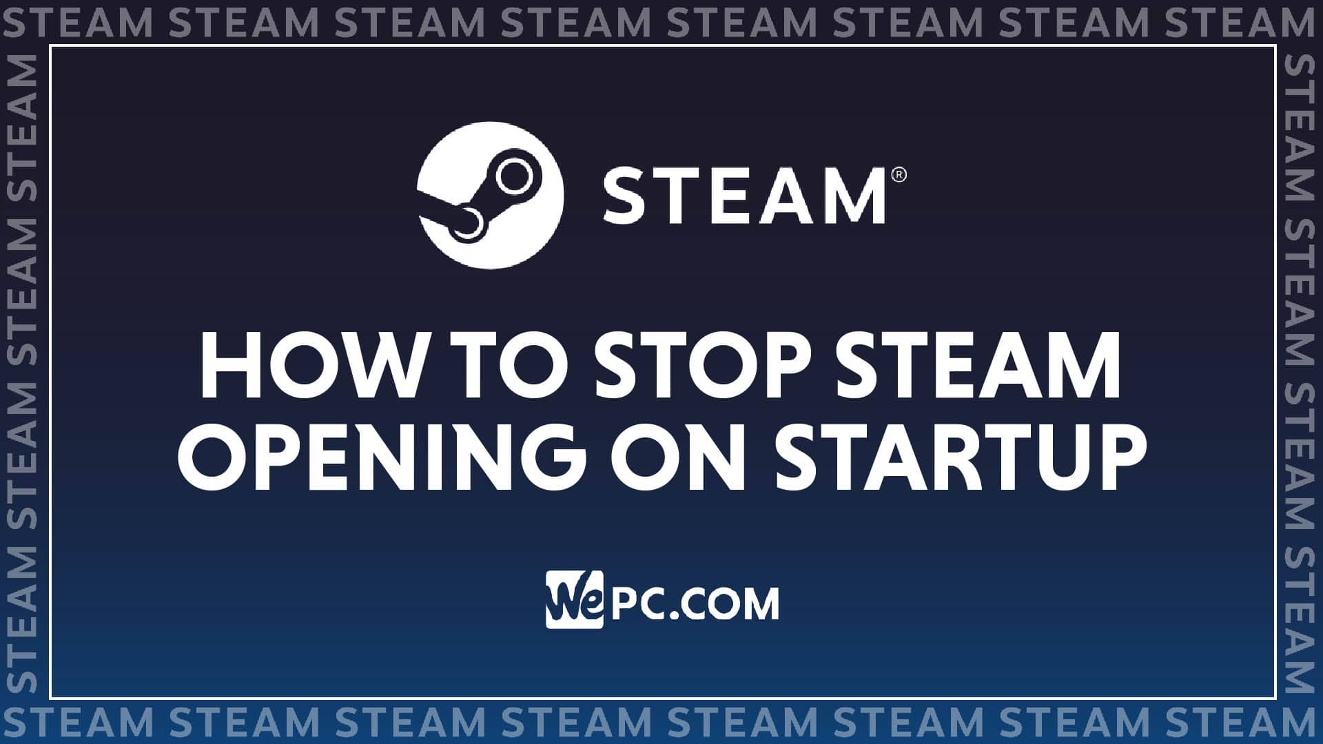 Disable steam autostart