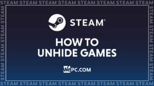 WePC STEAM how to unhide games 01