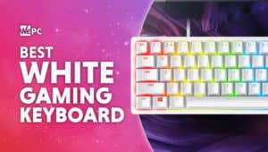 white keyboard for gaming