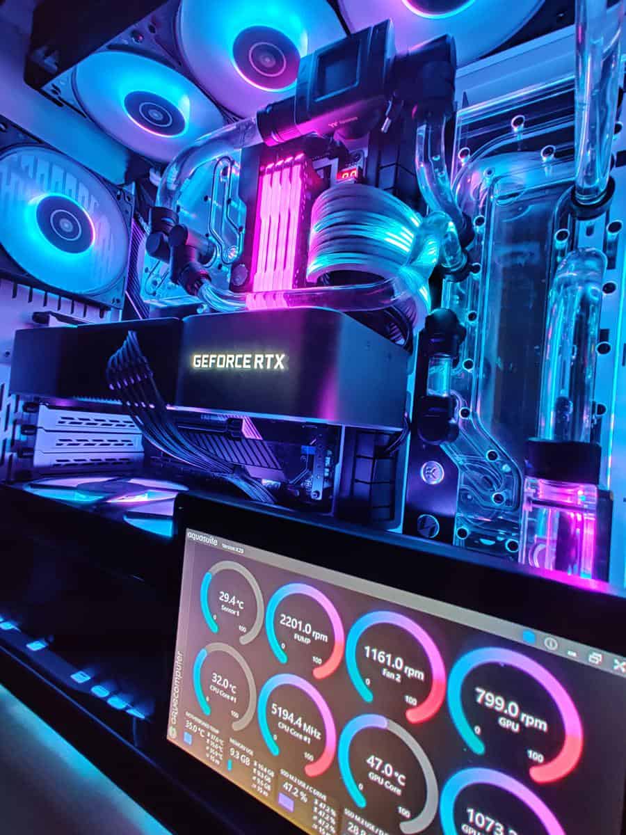 Custom Water Cooling EKWB With RTX 3090 FE & i9 10900K WePC Let's