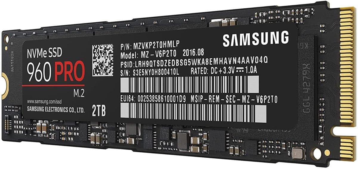 Samsung 960 PRO Series 2TB PCIe NVMe M.2 Internal SSD