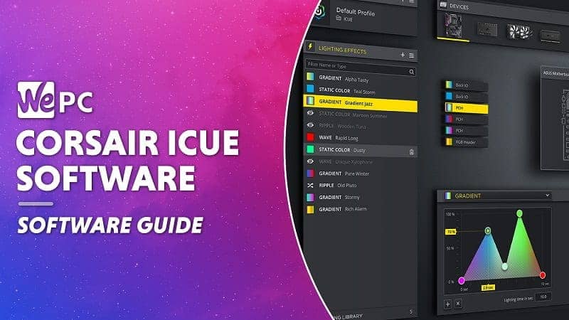 Kredsløb midlertidig At interagere Corsair iCue Software Guide | WePC