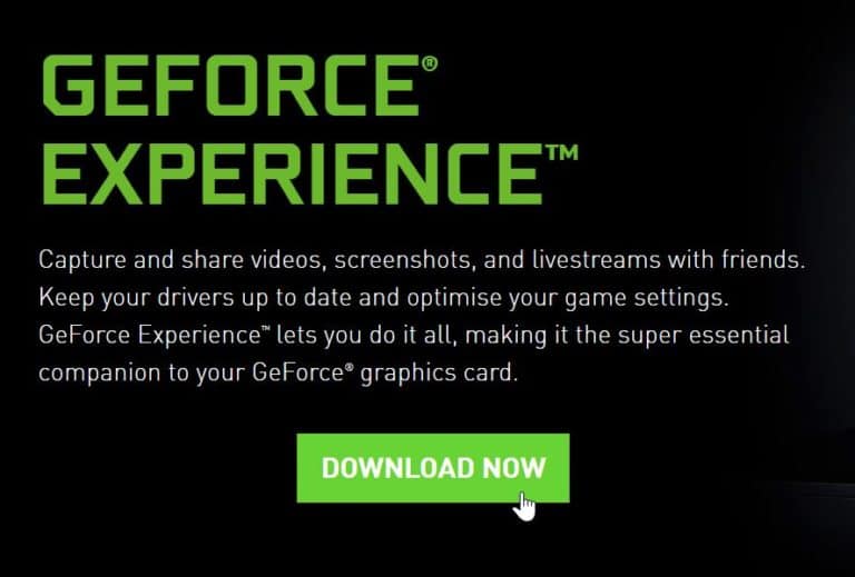 GeForce Experience Installation 1