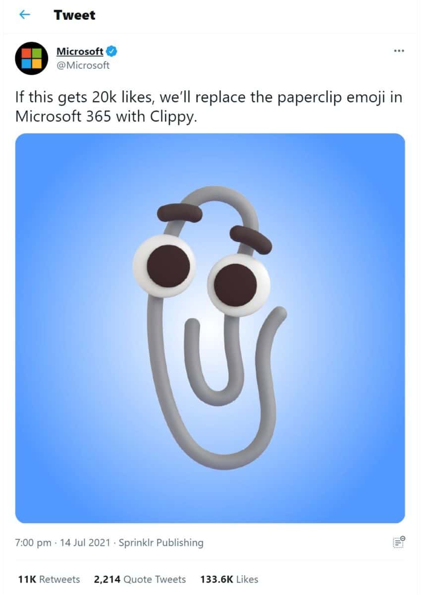 The Microsoft Paperclip Returns Clippy To Come Back To Microsoft 365