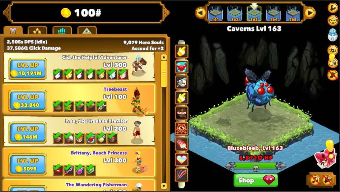Clicker Heroes idle games