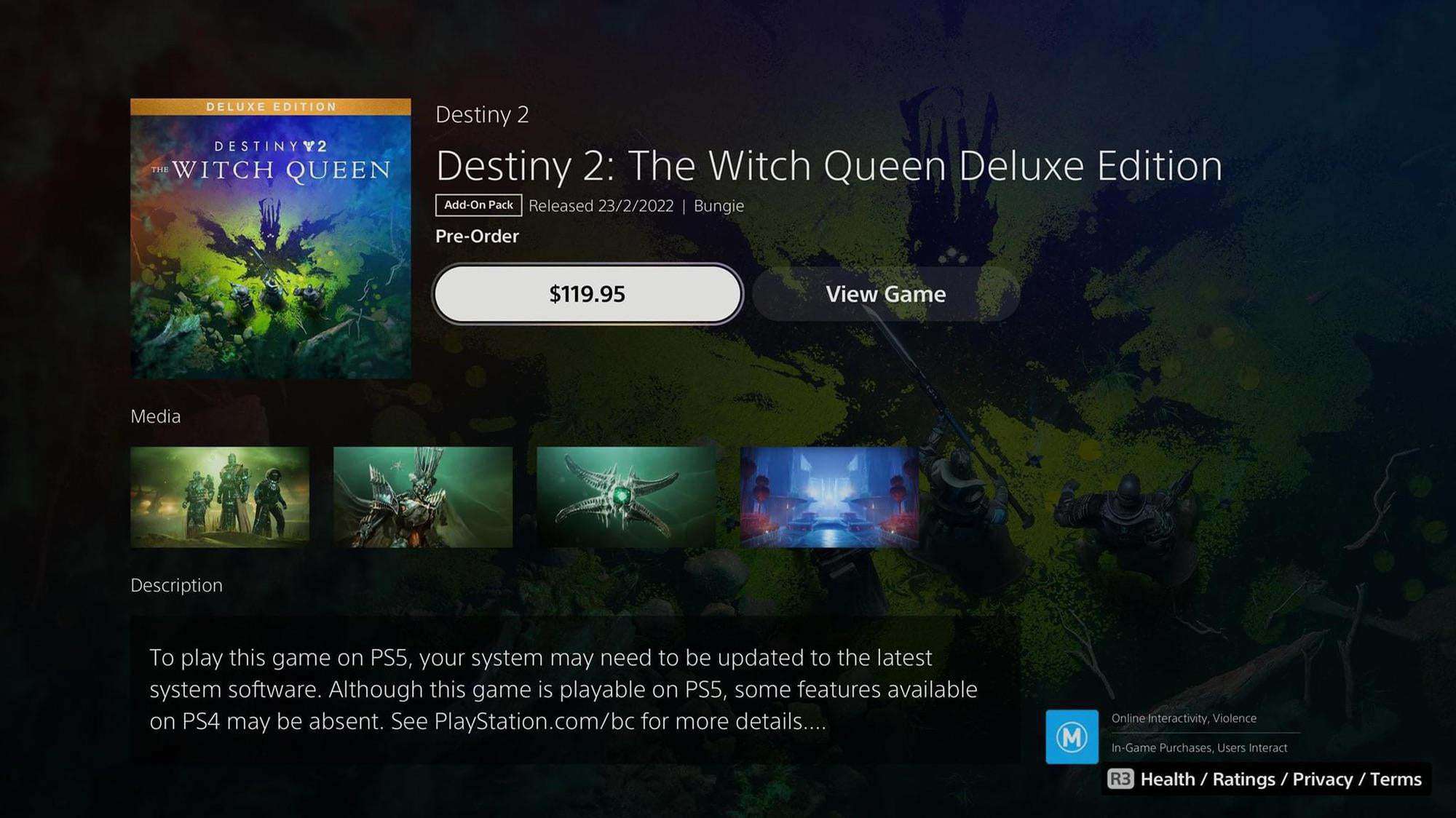 Destiny 2: Witch Queen Pre Order Details: Release Dates WePC