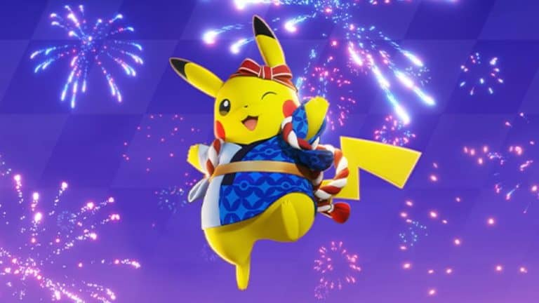 Pokemon UNITE pre registration Holowear Festival Style Pikachu