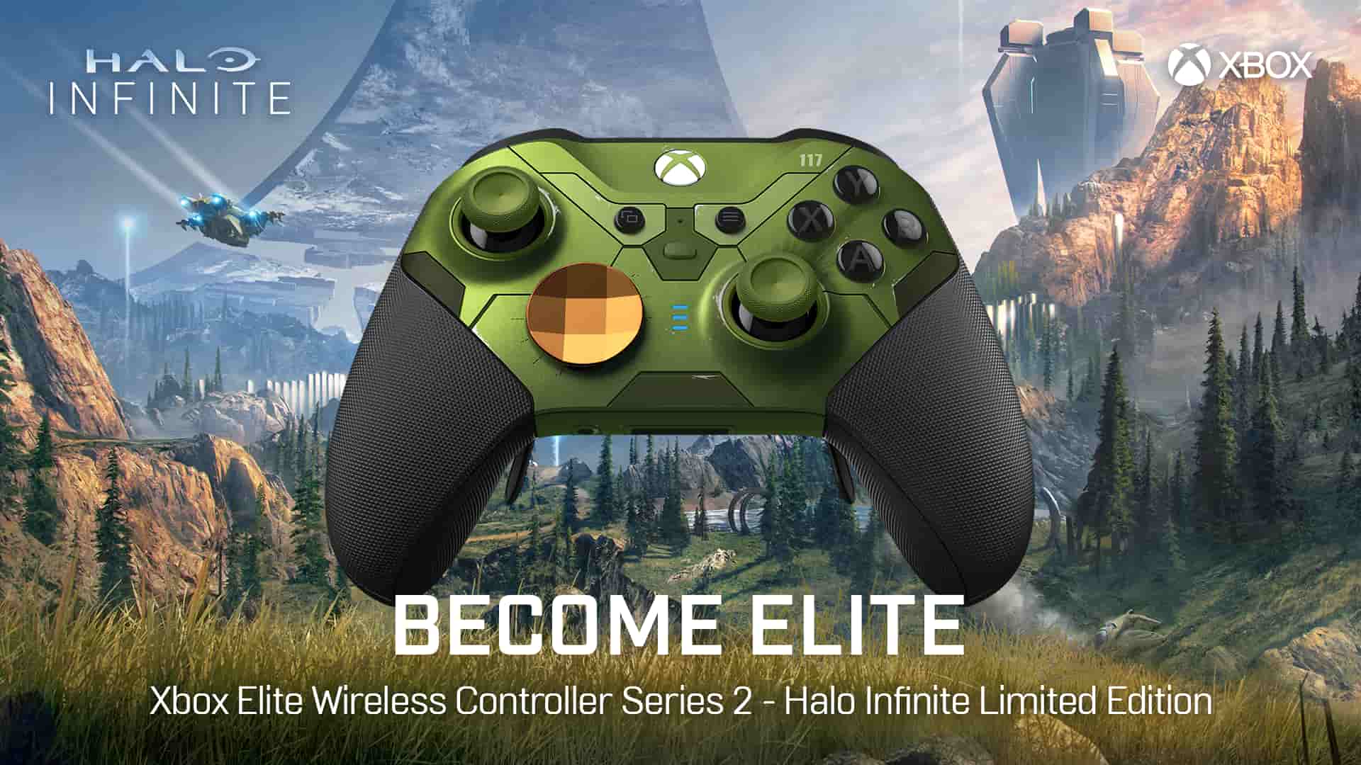 Xbox Elite Wireless Controller Series 2 Halo Infinite Limited Edition min