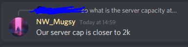 New World Server limit