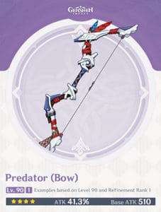 Predator Bow Genshin Impact
